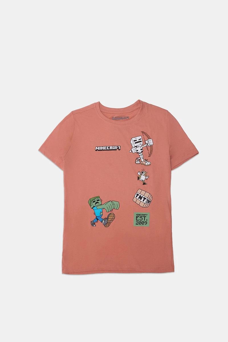 Boys' Minecraft Est. 2009 Graphic Classic Tee