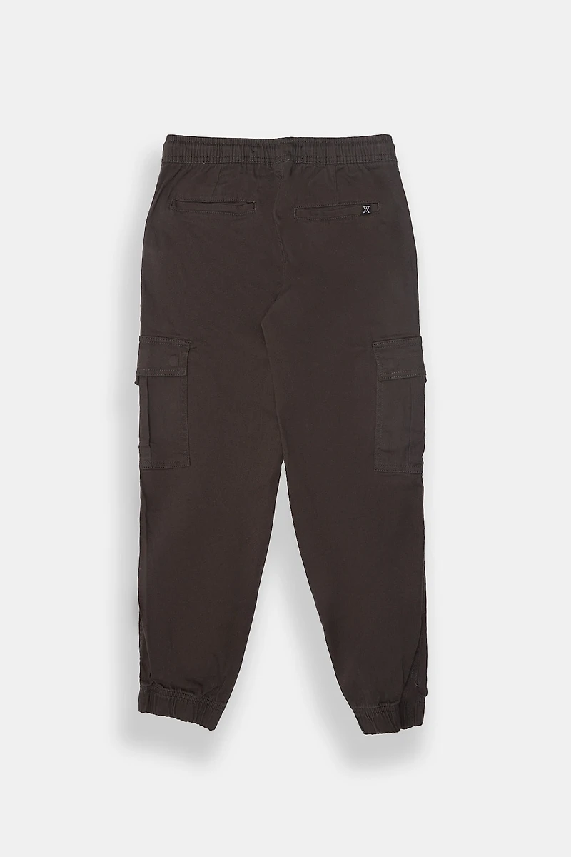 Boys' Relaxed Cargo Twill Jogger