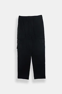 Boys' Loose 4-Pocket Cargo Twill Pants