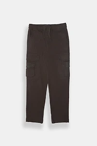 Boys' Loose 4-Pocket Cargo Twill Pants
