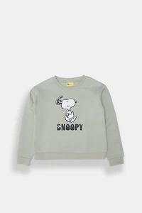 Girls' Peanuts Snoopy Crew Neck Sweatshirt