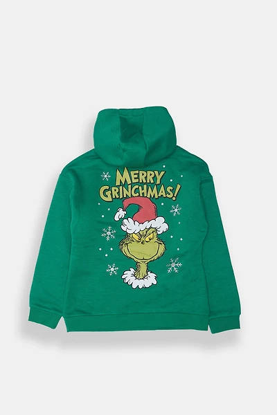 Girls' The Grinch Glitter Hoodie