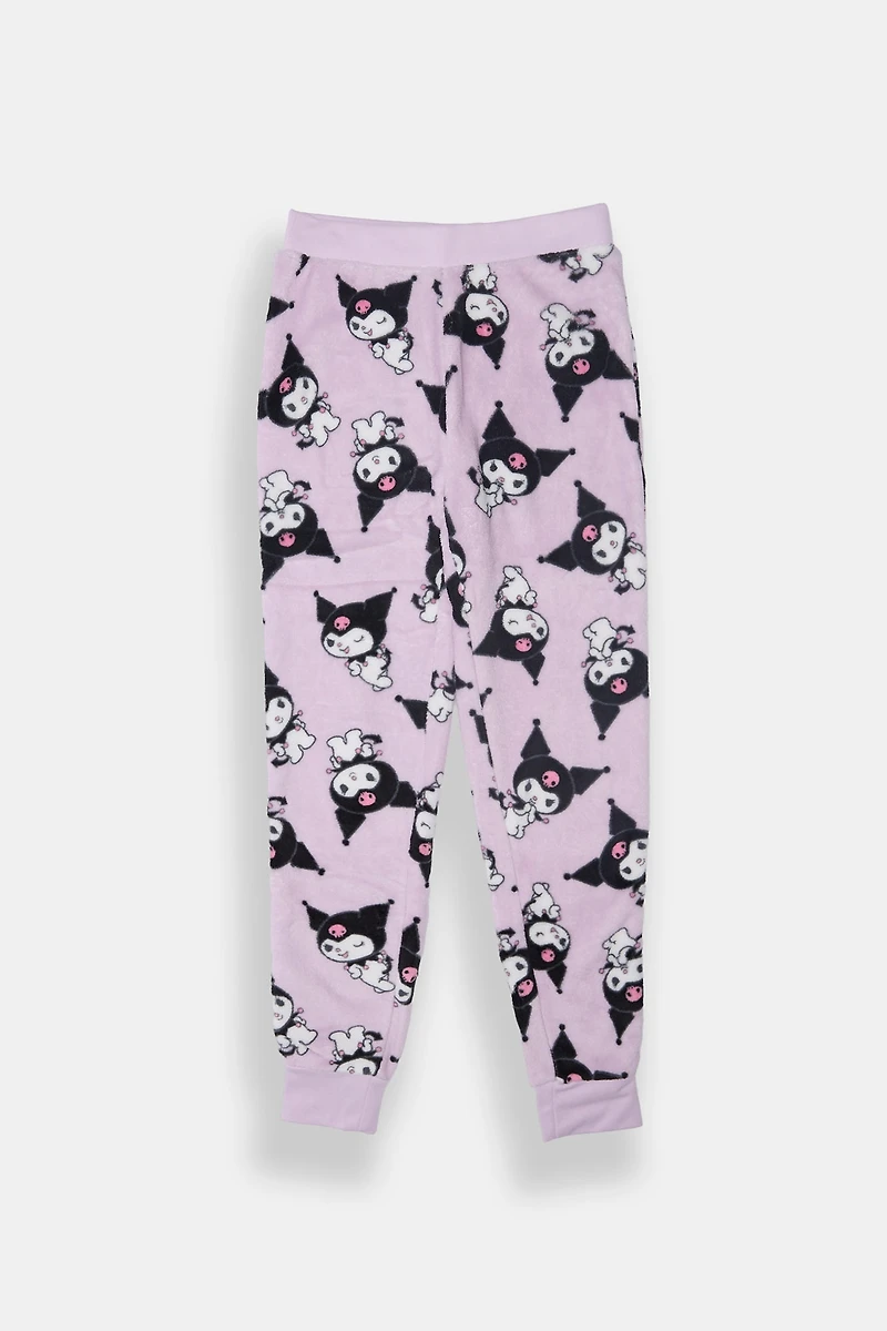 Pantalon de pyjama jogger Kuromi pour filles