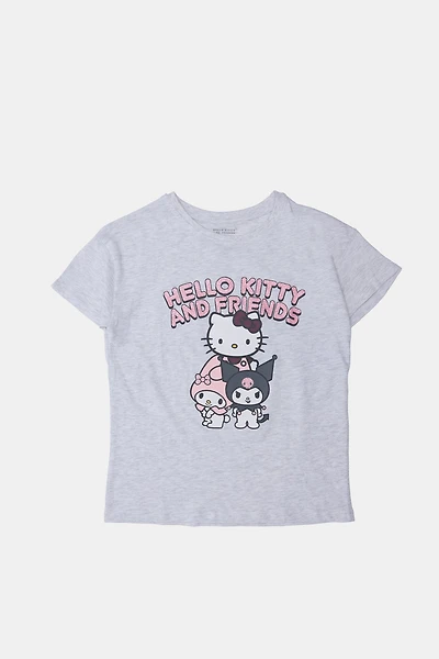 T-shirt graphique Hello Kitty And Friends pour fille