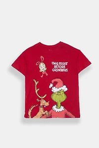 T-shirt graphique The Night Before Grinchmas pour fille