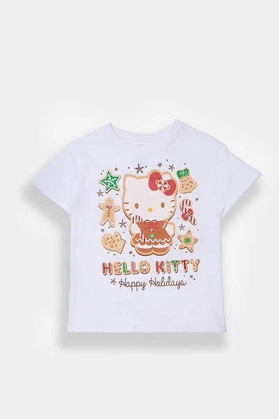 Girls' Hello Kitty Gingerbread Graphic Classic Tee