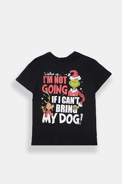 Girls' The Grinch & Max Graphic Classic Tee