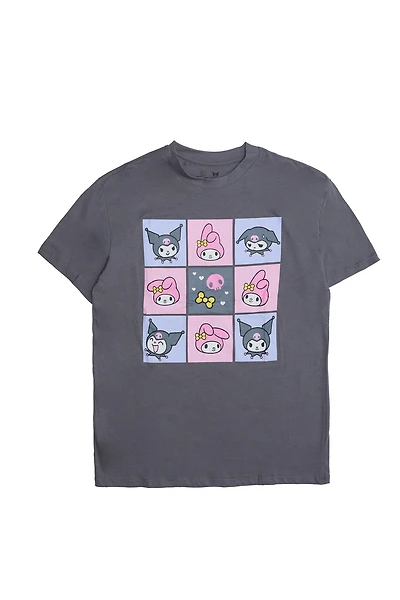 Kuromi And My Melody Graphic Relaxed Tee