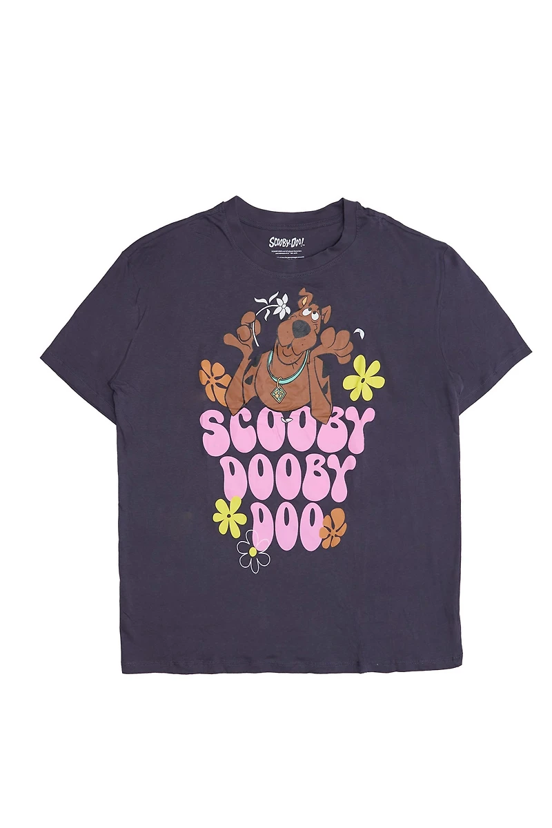 T-shirt décontracté imprimé graphique Scooby Dooby Do