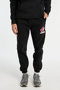 Pantalon de jogging appliqué chenille brodé Hockey