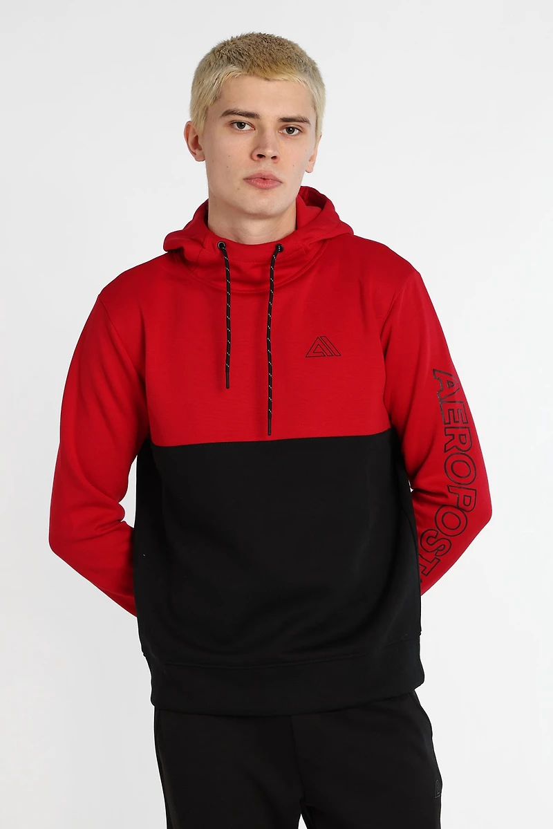 AERO Air Tech Colour Block Fleece Hoodie