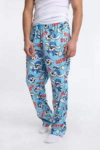 Pantalon pyjama en molleton soyeux imprimé Slush Puppie