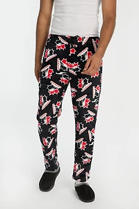Pantalon pyjama pelucheux Hockey Canada