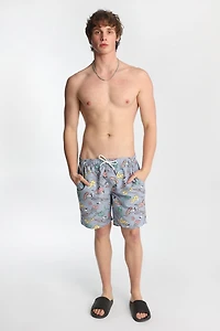 Peanuts Snoopy 7" Swim Shorts
