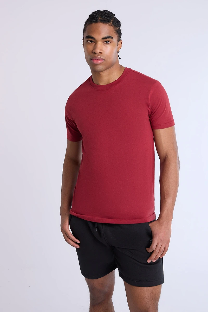 AERO Logo Printed Fleece Shorts