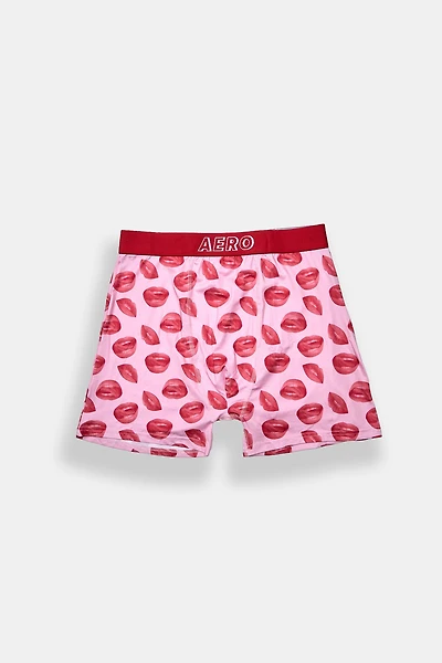 AERO Lips Mouth Teeth Printed Boxer Briefs