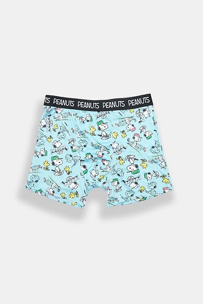 Peanuts Snoopy & Woodstock Golf Printed Boxer Briefs