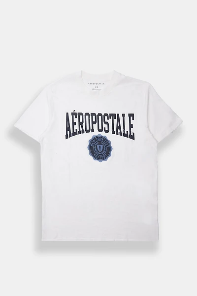 Aéropostale Graphic Flocked Tee