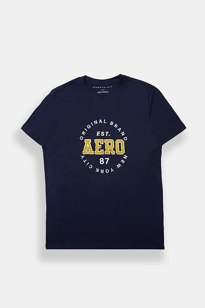 AERO Original Brand Distressed Graphic Tee