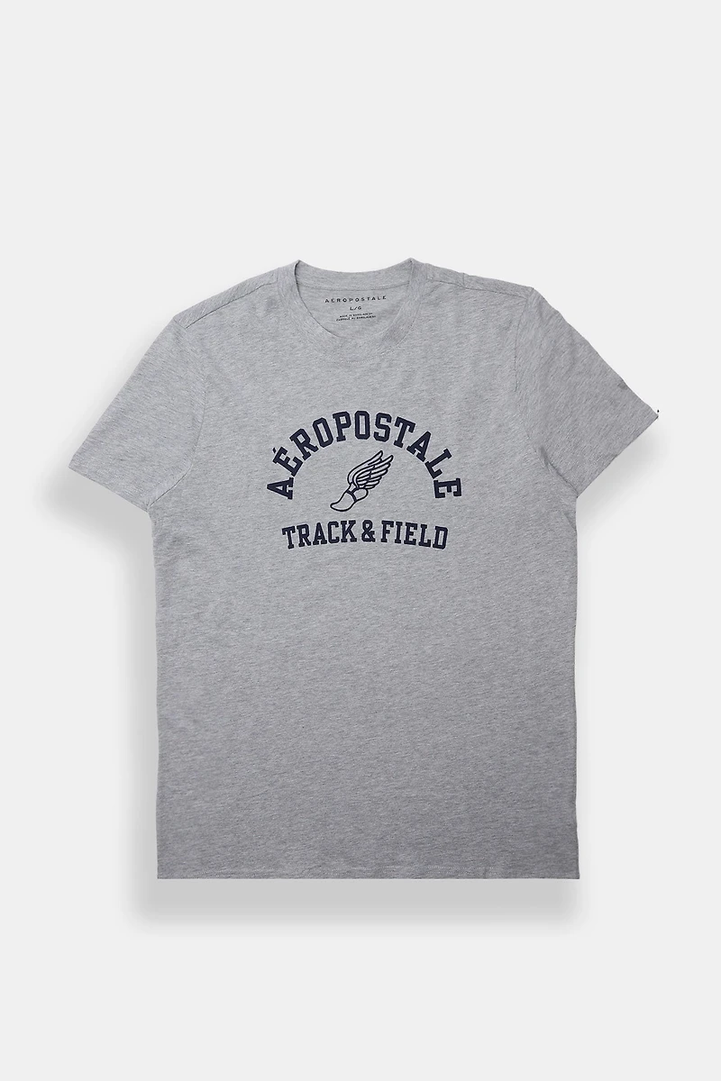 AERO Track & Field Flocked Graphic Tee