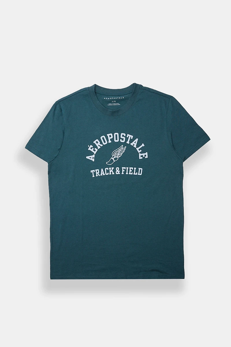 AERO Track & Field Flocked Graphic Tee