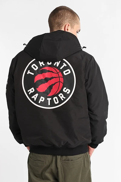 Blouson d'aviateur à capuche Toronto Raptors