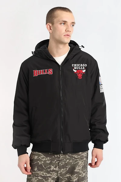 Chicago Bulls Hooded Bomber Jacket