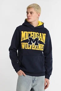 Michigan Wolverines Chenille Contrast Hoodie