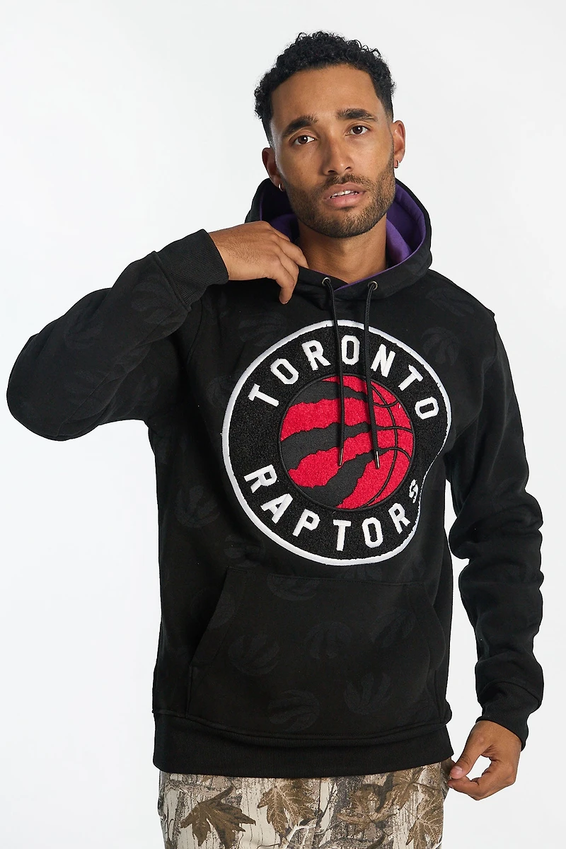 Pull a? capuchon appliqué chenille Toronto Raptors