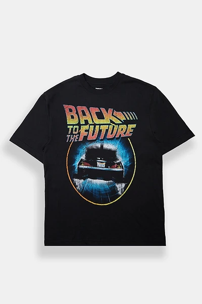 Back To The Future Graphic Oversized Tee