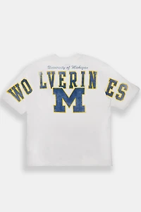 T-shirt graphique surdimensionné Michigan Wolverines