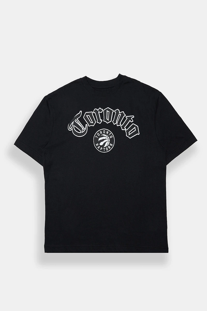 T-shirt graphique surdimensionné Toronto Raptors Script