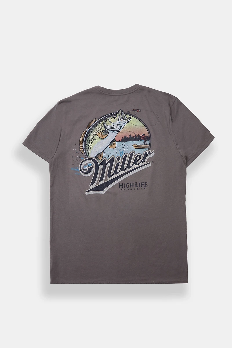 Miller Fishing Graphic Tee