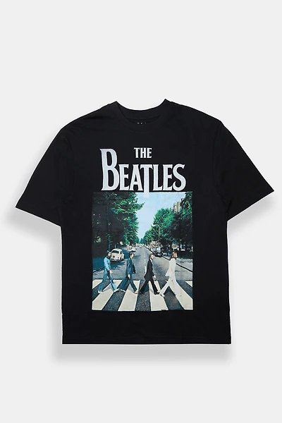 T-shirt graphique surdimensionné The Beatles Abbey Road