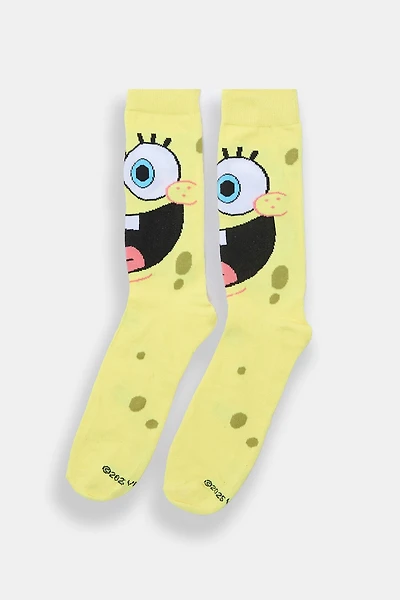Chaussettes jacquard imprimées Bob l'Éponge