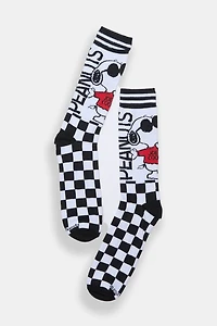 Peanuts Snoopy Printed Jacquard Crew Socks