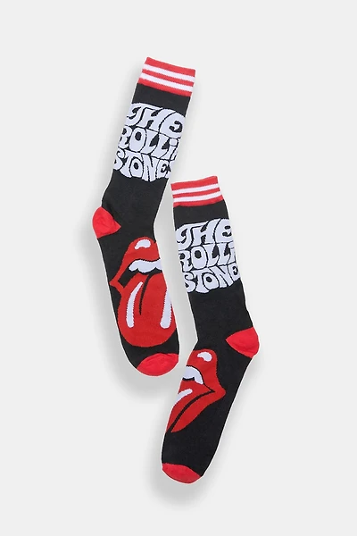 Chaussettes jacquard imprimées The Rolling Stones