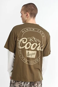 Coors Original Long Sleeve Layered Twofer Tee