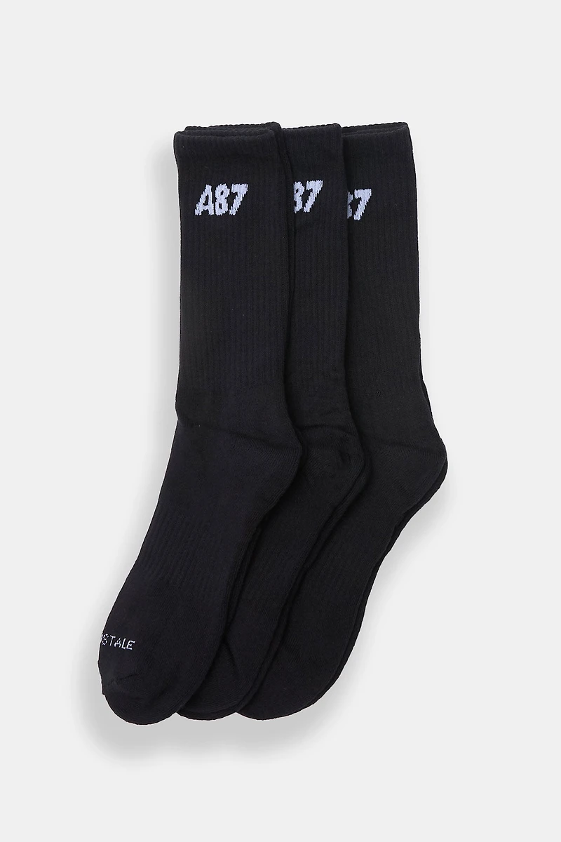 Chaussettes athle?tique imprime?es AERO A87 Athletic paquet de 3