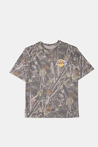 T-shirt camouflage graphique Los Angeles Lakers