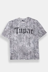 Tupac Tree Camouflage Graphic Tee