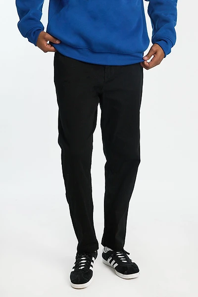 Pantalon décontracté en sergé