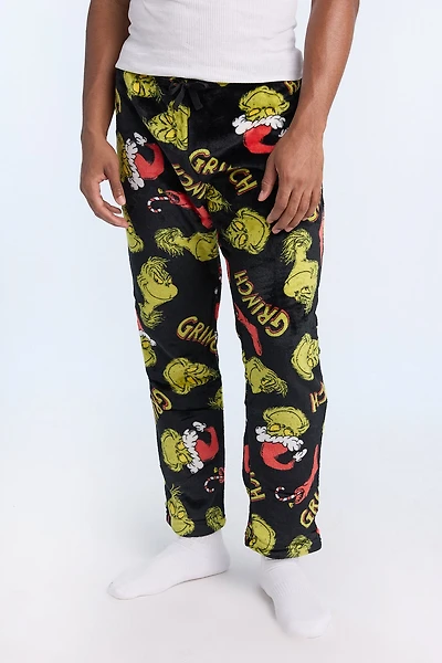 Pantalon pyjama pelucheux Le Grincheux
