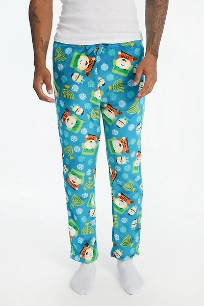 South Park Hanukkah Plush Pajama Pants