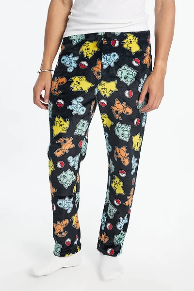 Pantalon pyjama pelucheux Pokémon
