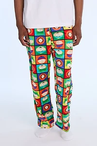 South Park Checkerboard Fleece Pajama Pants