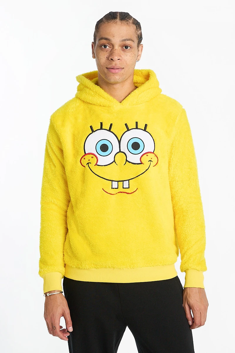 SpongeBob Graphic Sherpa Hoodie