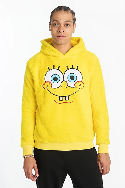 SpongeBob Graphic Sherpa Hoodie