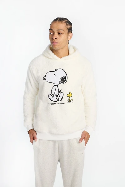 Peanuts Snoopy Graphic Sherpa Hoodie