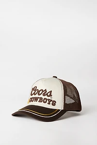 Coors & Cowboys Embroidered Baseball Cap